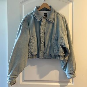 BDG Kaitlyn Denim Bomber jacket